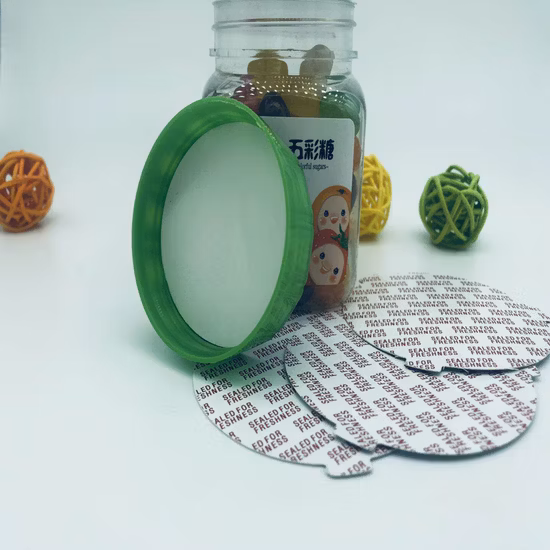 Food Grade Pressure Sensitive Cap Seals Gasket Self Adhesive Pressure Sensitive Gasket Seal Liner for Bottle and Jar